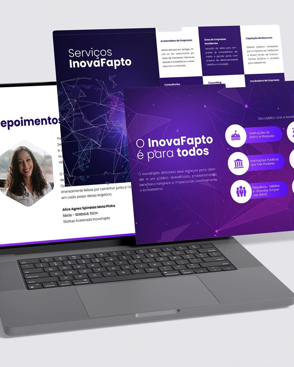 Projeto de identidade visual — InovaFapto